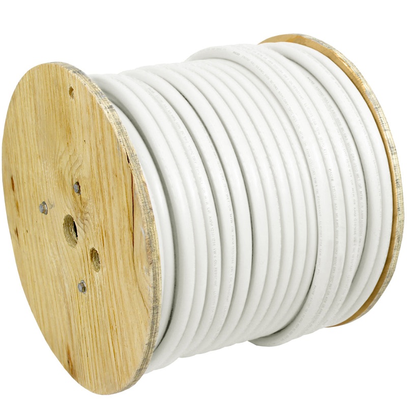 Pacer White 4 AWG Battery Cable – 250 [WUL4WH-250]