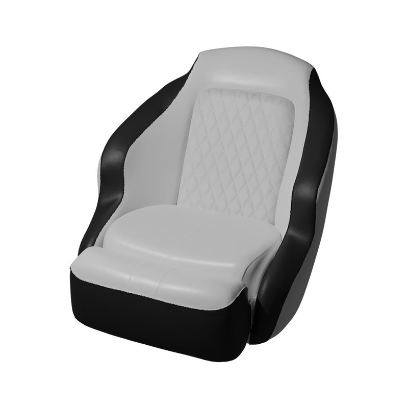TACO Anclote Diamond Bucket Seat – Grey/Black [BA1-25GRY-BLK]