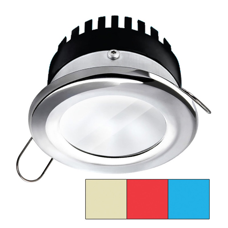 i2Systems Apeiron Pro A503 – 3W – Round – Cool White/Red/Blue – Round – Off White Finish [A503-51AAG-HE]