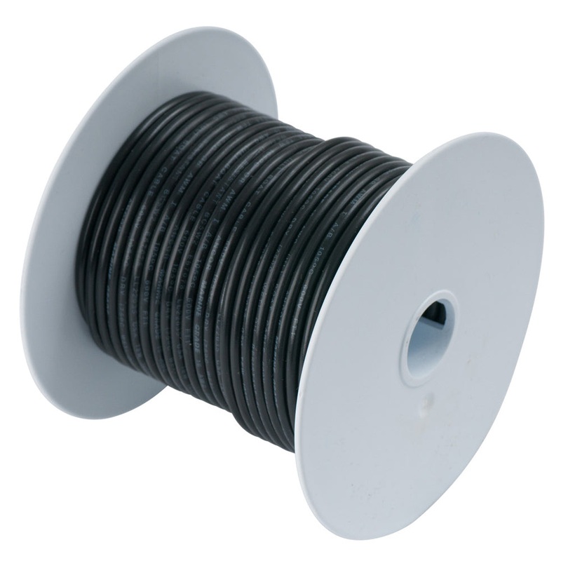 Ancor Black 14 AWG Tinned Copper Wire – 1000 [104099]