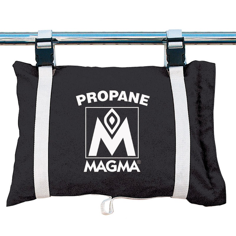 Magma Propane /Butane Canister Storage Locker/Tote Bag – Jet Black [A10-210JB]