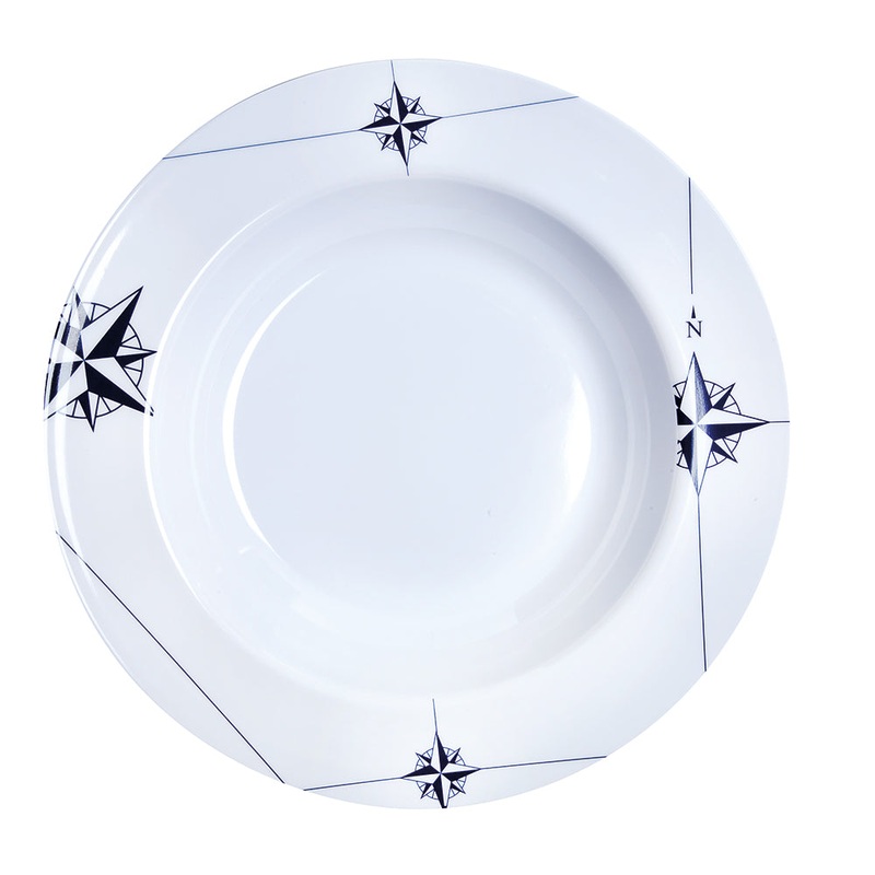 Marine Business Melamine Deep, Round Soup Plate – NORTHWIND – 8.8 Set of 6 [15002C]