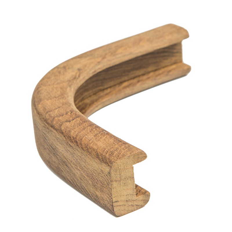 Whitecap Teak Track Outside Corner Molding – 1/2 [60823]