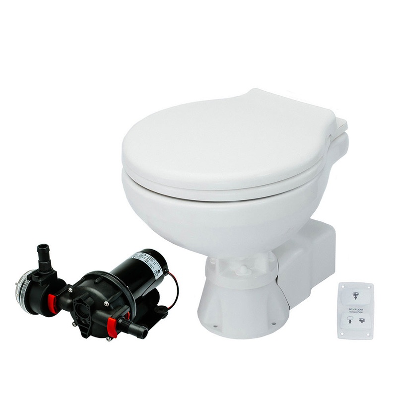 Johnson Pump AquaT Toilet Silent Electric Compact – 24V [80-47231-02]