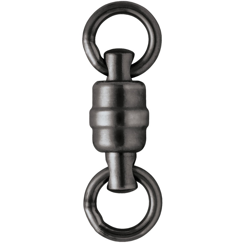 VMC BSHBSWR Black Stainless Steel Heavy-Duty Ball Bearing Swivel #3 – 200lb *3-Pack [BSHBSWR#3]