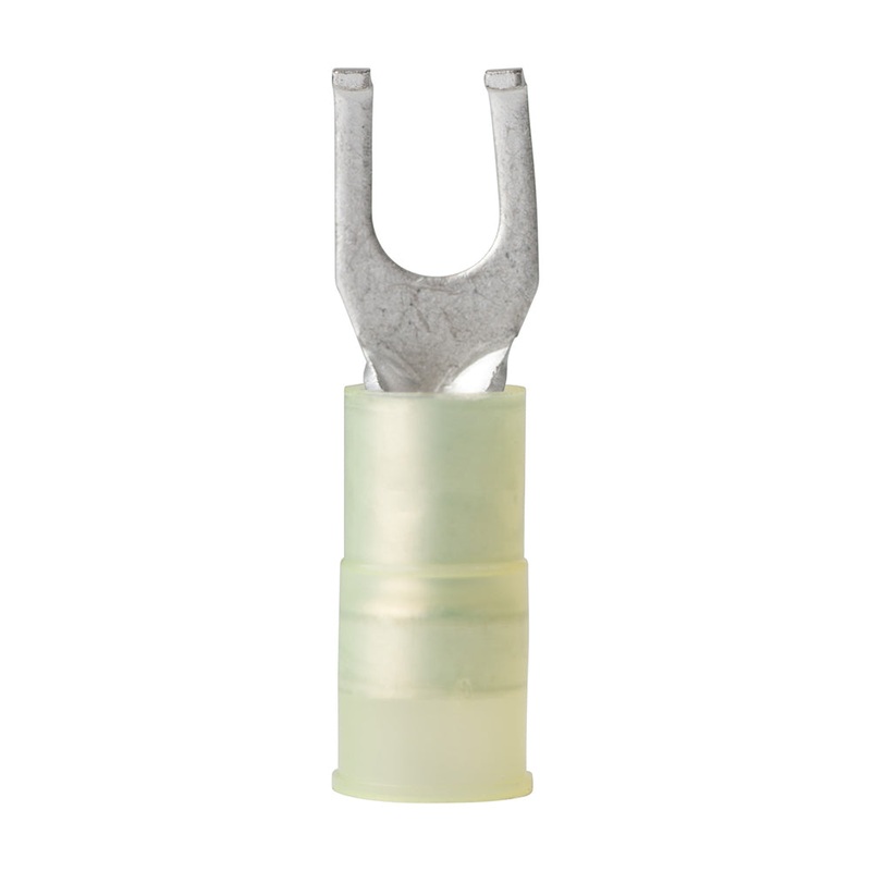 Ancor 12-10 AWG – #10 Nylon Flanged Spade Terminal – 100-Pack [220323]
