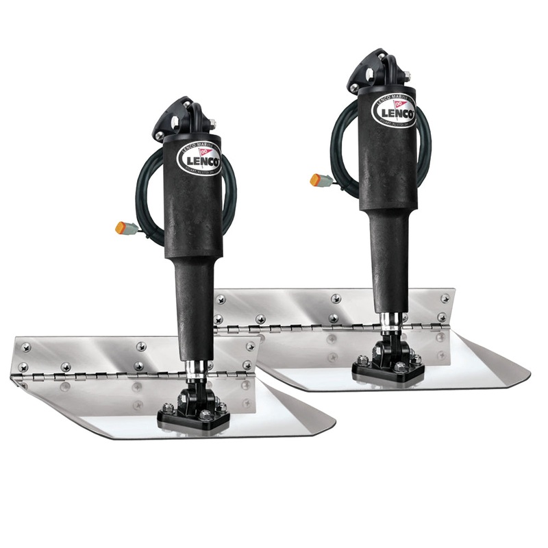 Lenco 9 x 12 Electro-Polished Standard Trim Tab Kit [15113-101]