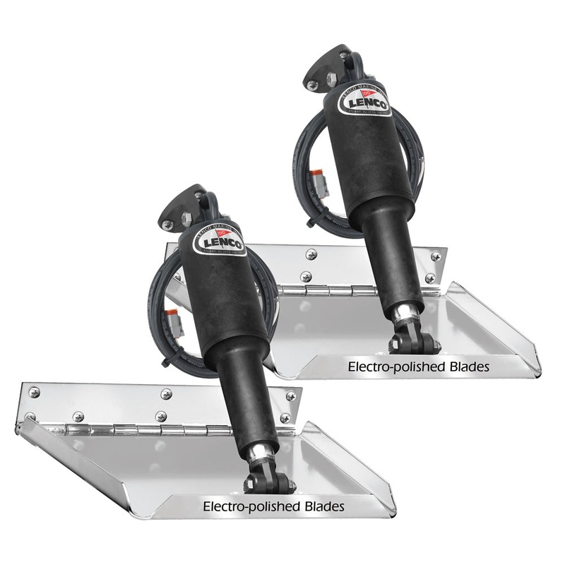Lenco 9 x 12 Standard Performance Trim Tab Kit w/o        Switch Kit 12V [15035-101]