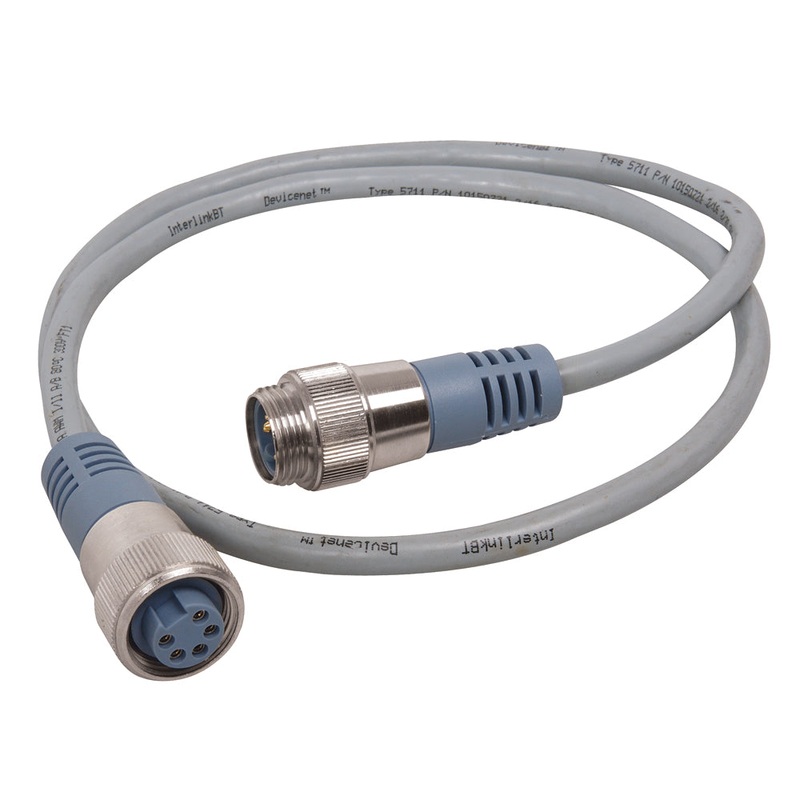Maretron Mini Double Ended Cordset – Male to Female – 8M – Grey [NM-NG1-NF-08.0]