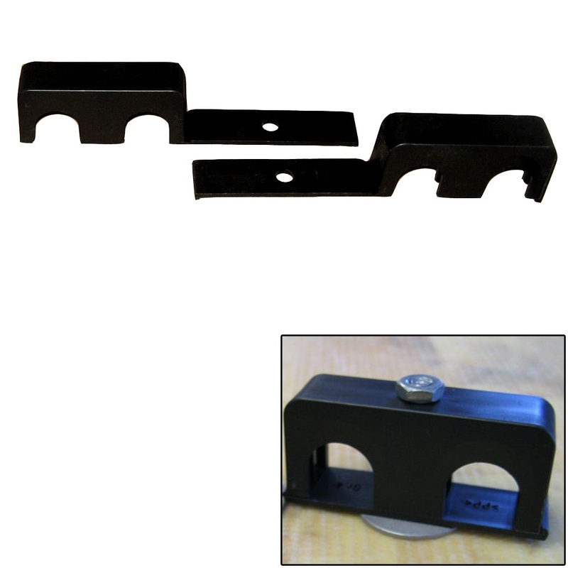 Weld Mount Double Poly Clamp f/1/4 x 20 Studs – 3/4 OD – Requires 1.75 Stud – Qty. 25 [80750]