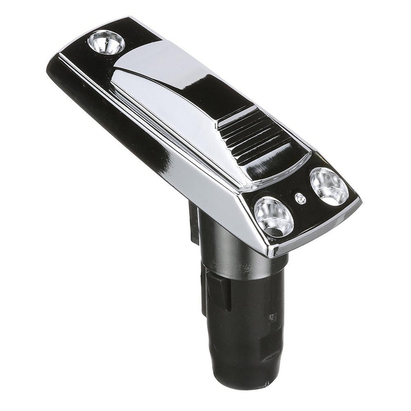 Attwood Rectangle 2-Pin Base f/Angled Pole – Zamak [911339-7]