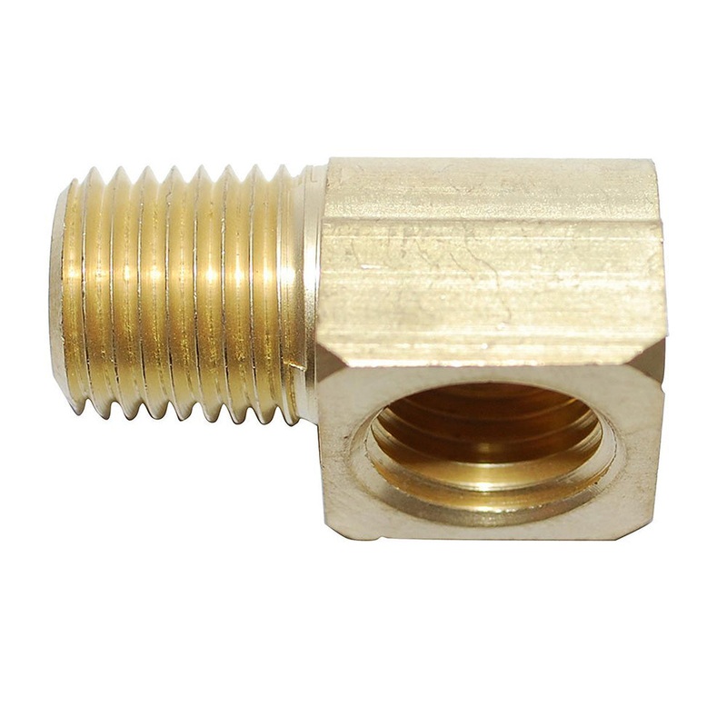 Attwood Universal 90 Degree Elbow – 1/4 NPT x 1/4 NPTF – Brass [8887-6]