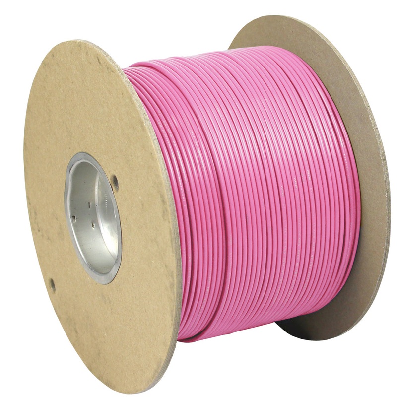 Pacer Pink 14 AWG Primary Wire – 1,000 [WUL14PK-1000]