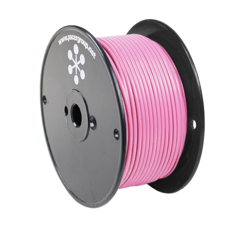 Pacer Pink 14 AWG Primary Wire – 250 [WUL14PK-250]