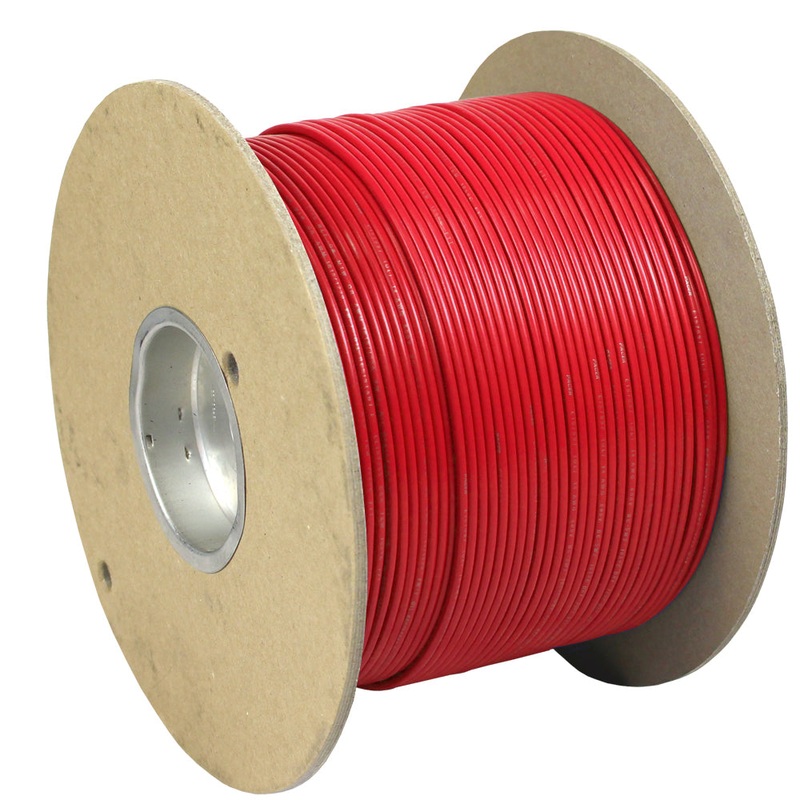 Pacer Red 8 AWG Primary Wire – 1,000 [WUL8RD-1000]
