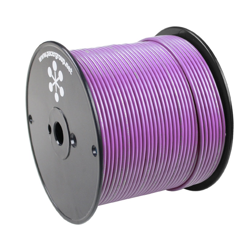 Pacer Violet 10 AWG Primary Wire – 500 [WUL10VI-500]