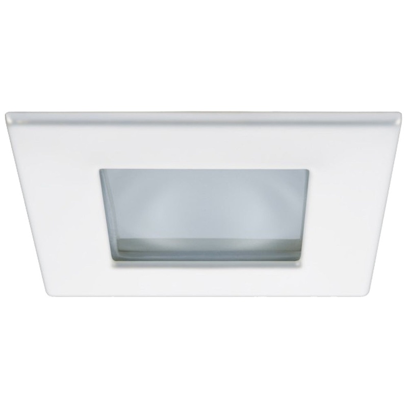 Quick Marina XP Downlight LED – 4W, IP66, Spring Mounted – Square White Bezel, Square Warm White Light [FAMP2992B02CA00]