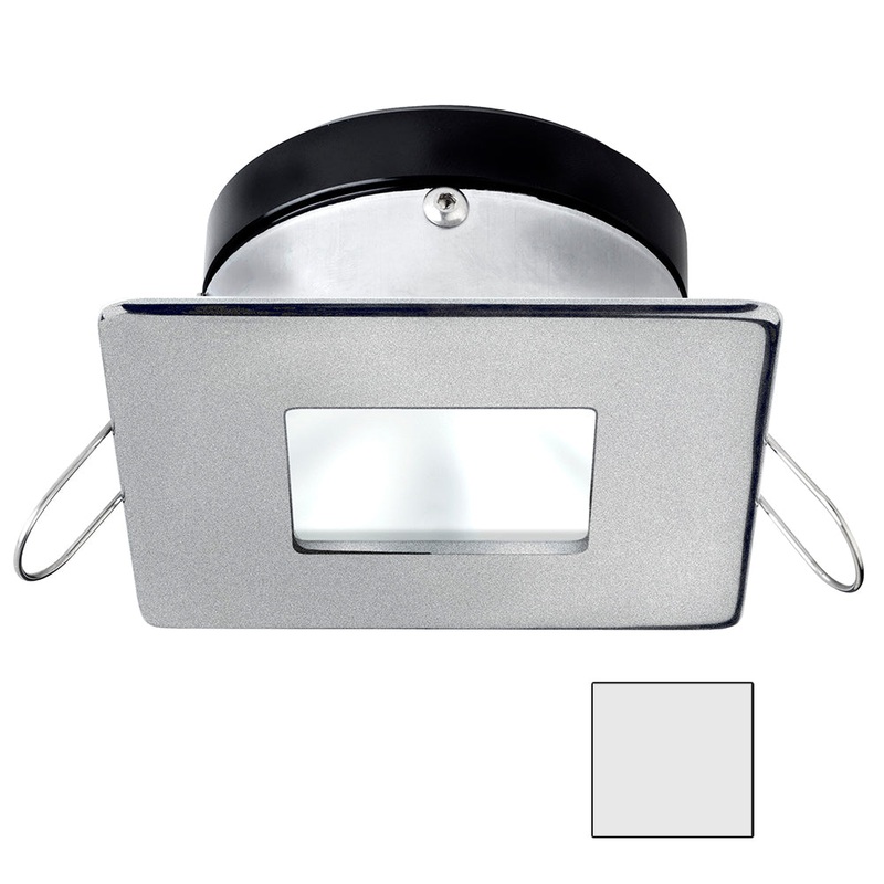 i2Systems Apeiron A1110Z – 4.5W Spring Mount Light – Square/Square – Cool White – Brushed Nickel [AP-4W-65K-PW44]