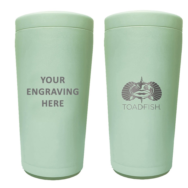 Toadfish Custom Engraved Non-Tipping Can Cooler 2.0 – Seagrass (MINIMUM ORDER QUANTITY OF 25) [TF5015]