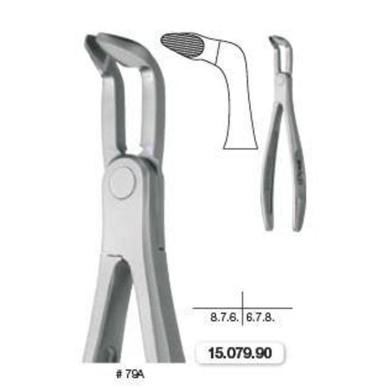 Extraction Forceps, Lower Molars and Wisdom Teeth EXLOG (15.079.90)
