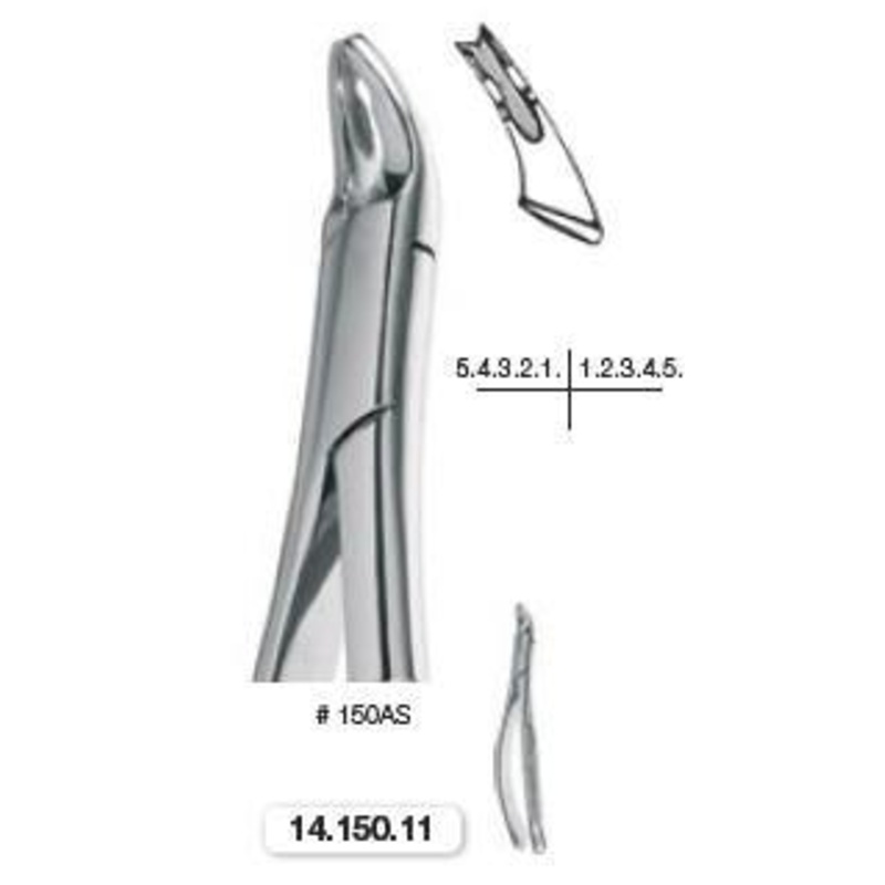 Extraction Forceps Pediatric, Upper, Universal (14.150.11)