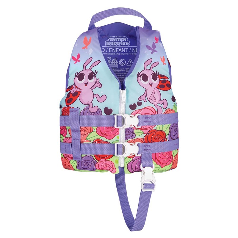 Full Throttle Water Buddies Life Vest – Child 30-50lbs – Ladybug [104300-100-001-19]