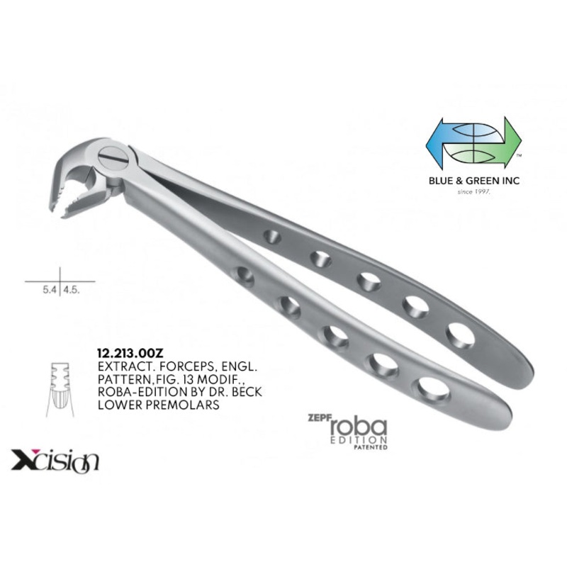 Roba Extraction Forceps, Lower Premolars (12.213.00Z)