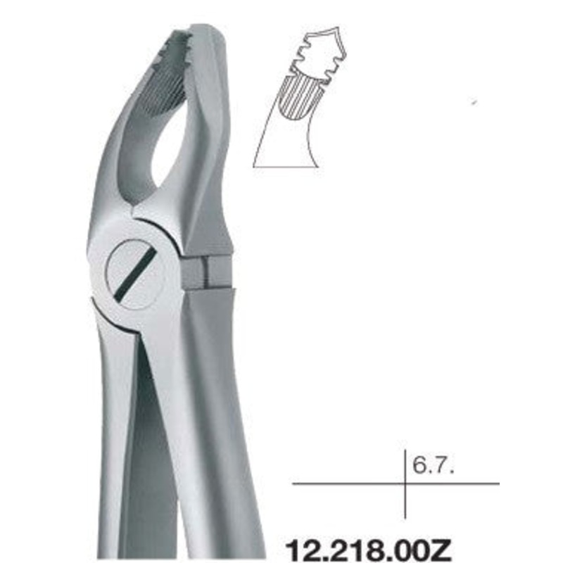 Roba Extraction Forceps, Upper Molars, left Side (12.218.00Z)