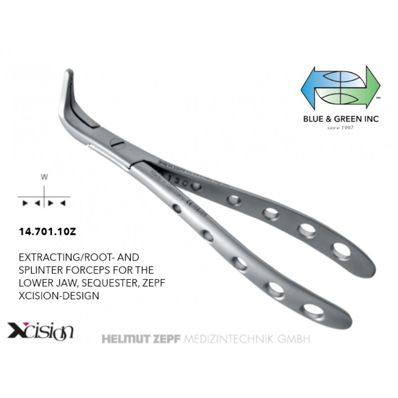 Witzel Root Splinter Forceps, Lower (14.701.10Z)
