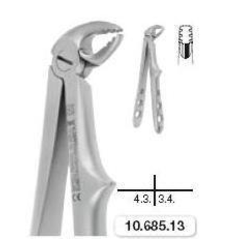 Childrens Forceps, Roba Edition, Lower Roots (10.685.13)
