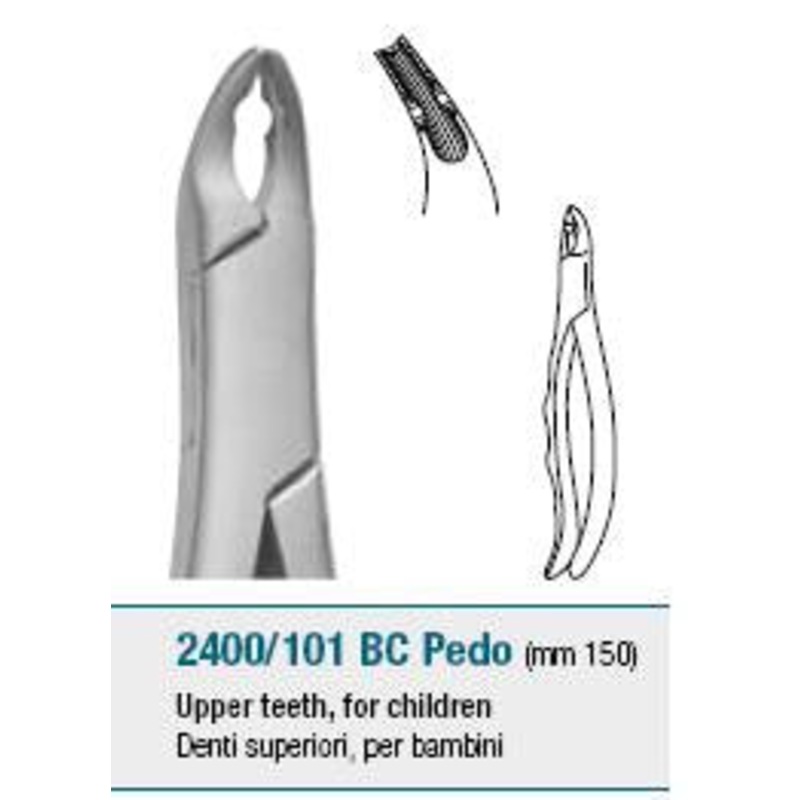 Childrens Forceps, Upper Teeth (2400/101 BC)