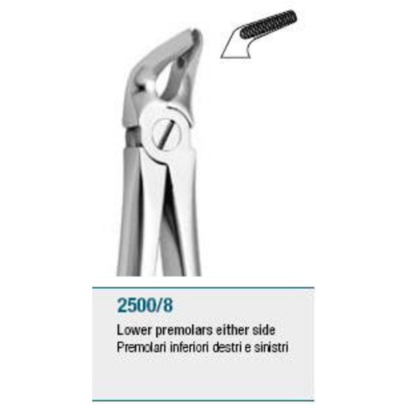 Extraction Forceps, Lower Premolars Universal (2500/8)
