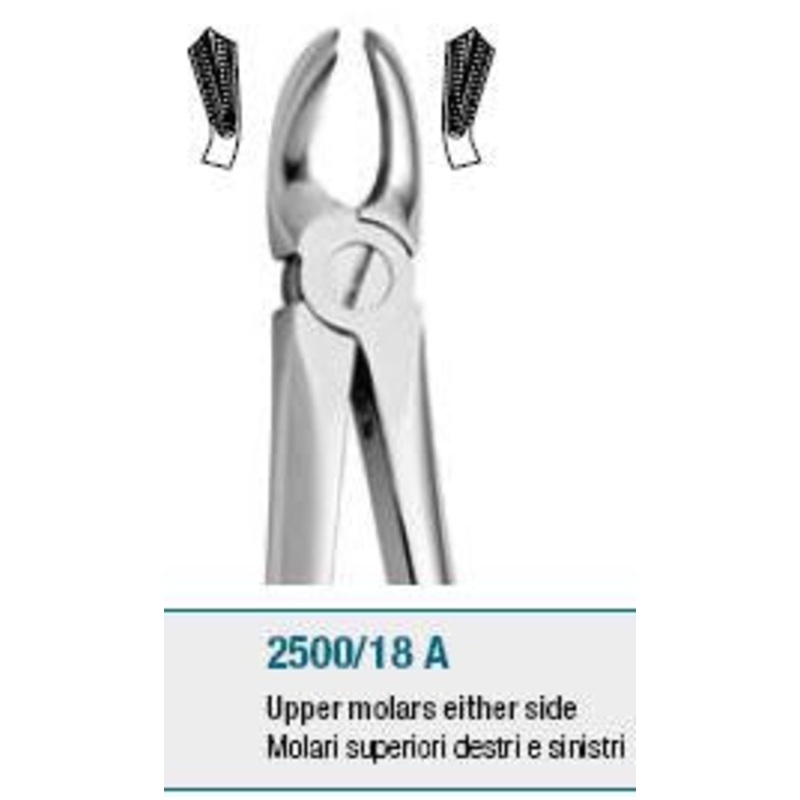 Extraction Forceps, Upper Molars, Universal (2500/18A)