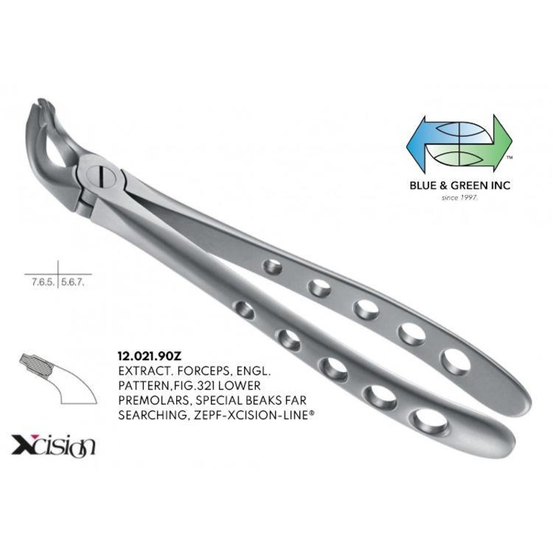 Roba Extraction Forceps, Lower Molars (12.021.90Z)