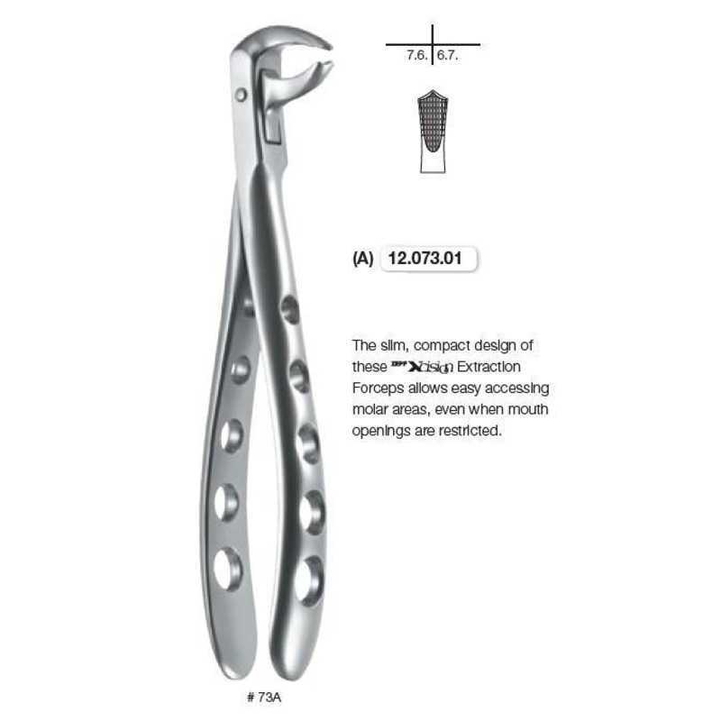 Roba Extraction Forceps, Lower Molars (12.073.01Z)