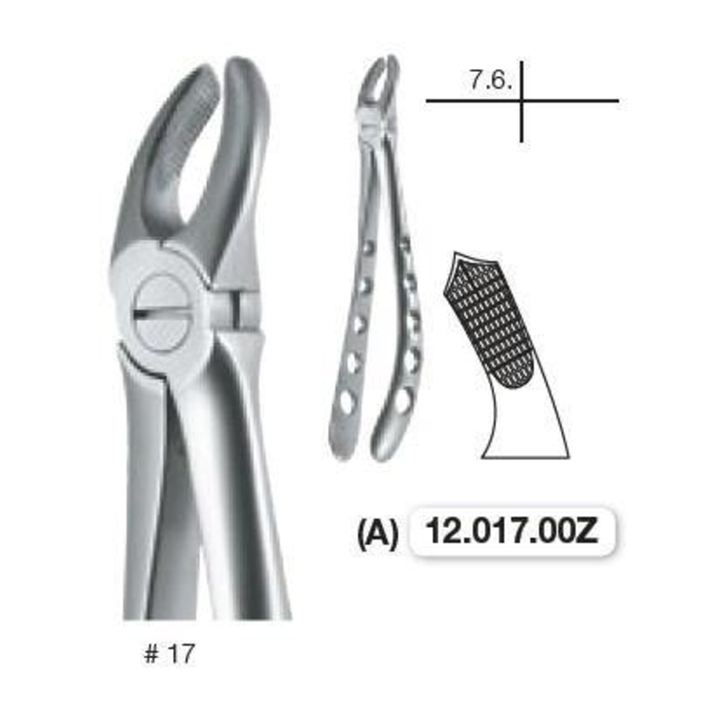 Roba Extraction Forceps, Upper Molars, Left (12.017.00Z)