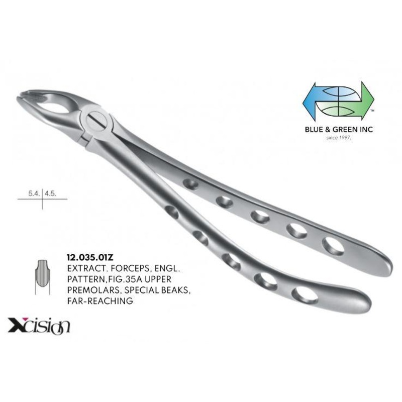 Roba Extraction Forceps, Upper Premolars (12.035.01Z)