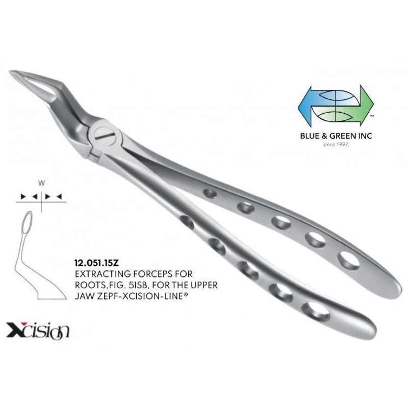 Extraction Forceps: Upper Root (12.051.15Z)