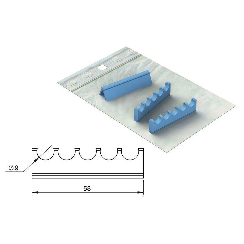 Silicone refill for Stainless Steel Flat Cassette & Galaxy 18×6 – 5 instruments (182073)