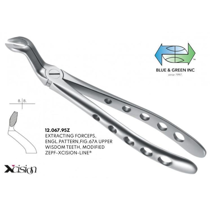 Extracting Forceps, Upper Wisdom Teeth (12.067.95Z)