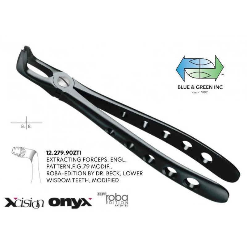 Onyx Roba Forceps, Lower Wisdom Teeth, Modified (12.279.90ZTI)