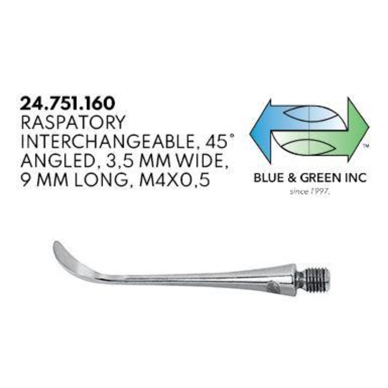Raspatory Interchangeable, 45Angled, 3.5mm (24.751.160)