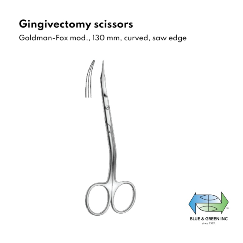 Gingivectomy scissors (HSB 051-13)