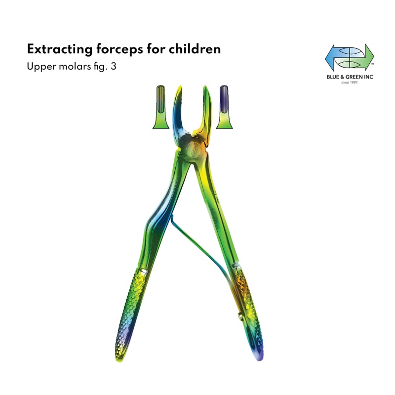 Pediatric Extracting forceps for childeren upper anterior (HSA 350-01)