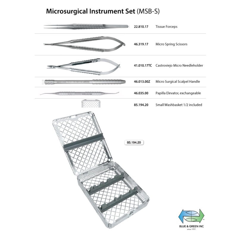 Microsurgery Instrument Set (MSB-S)