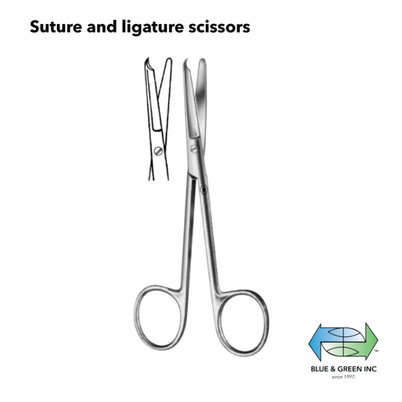 Spencer Suture and ligature scissors (HSB 284-09)