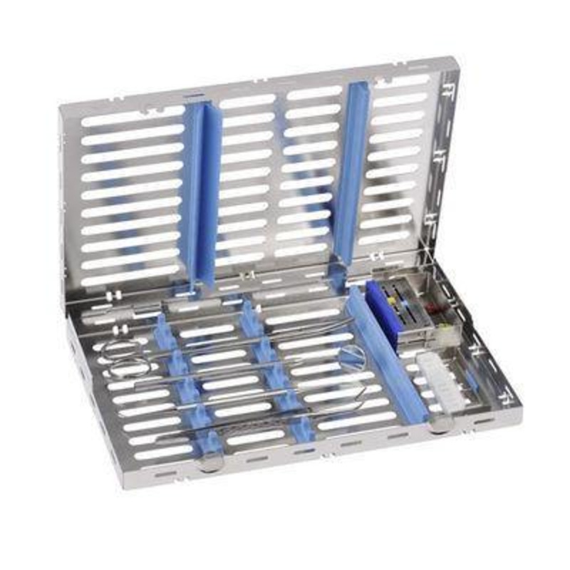 Stainless Steel Cassette 27 x 17 – 10 instruments + free space (182067)