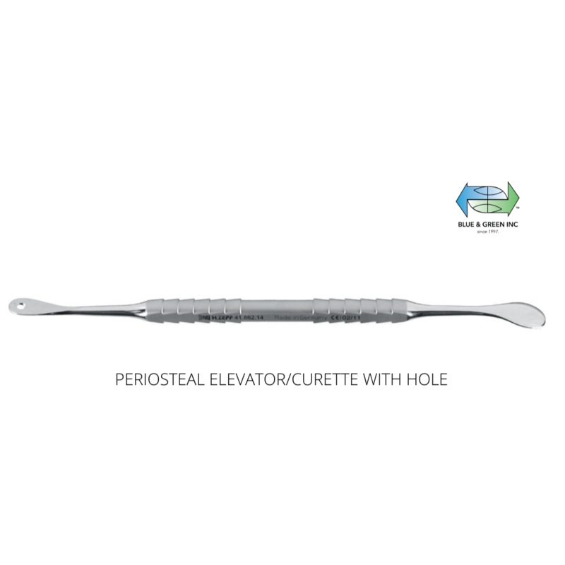 Curette Raspatory combination, with hole (41.862.14)