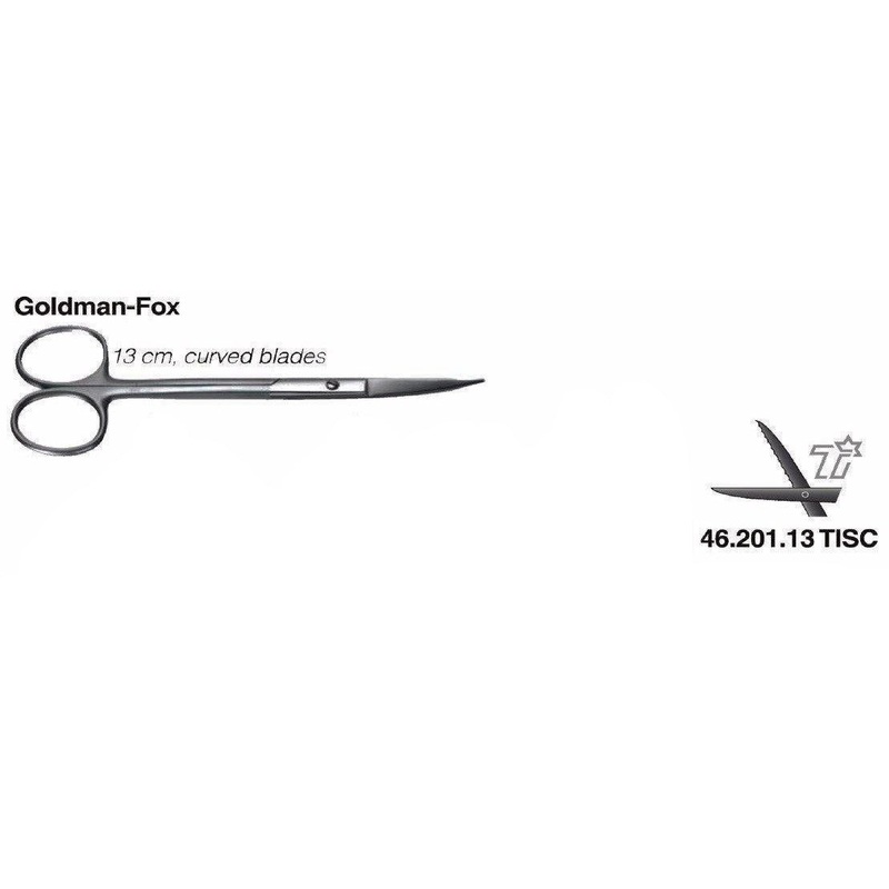Onyx Goldman-Fox Scissors, 13cm, Straight (46.201.13TISC)