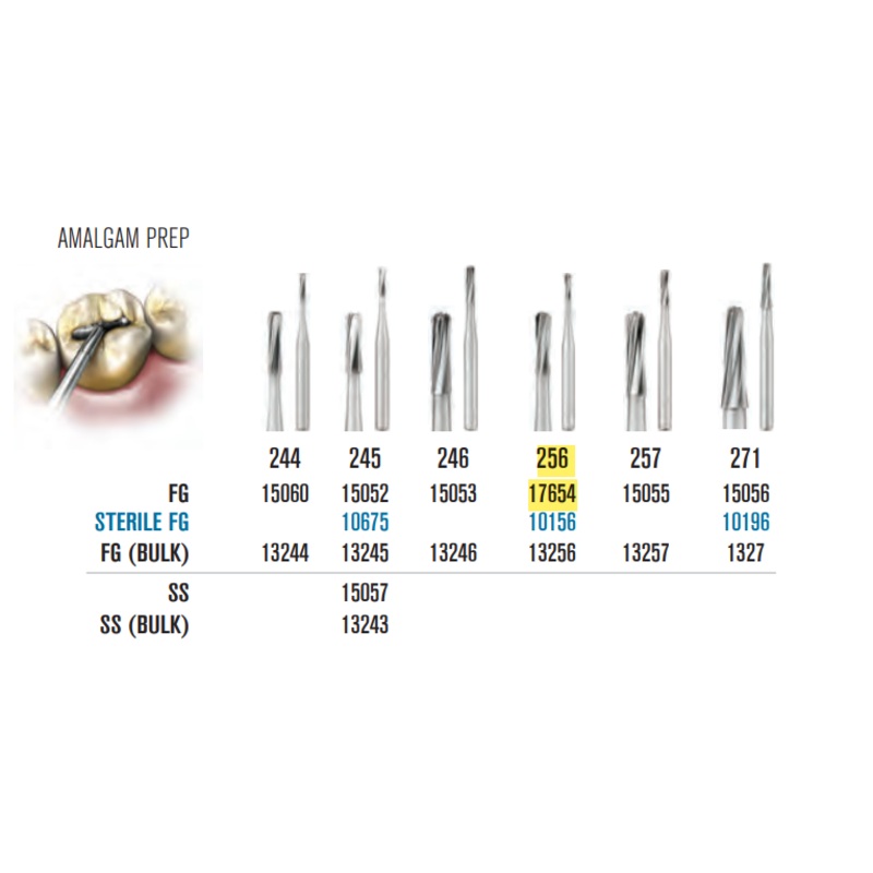 carbide burs FG 256 (15054)